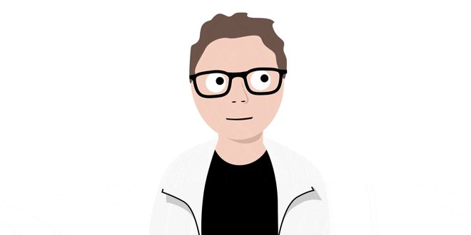 Animoitu Hannu heiluttaa kättä